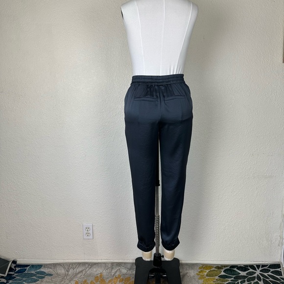 Banana Republic Pants Size 10 Women’s Pull Up Silky Grey Bohemian Summer Comfy - Picture 3 of 8